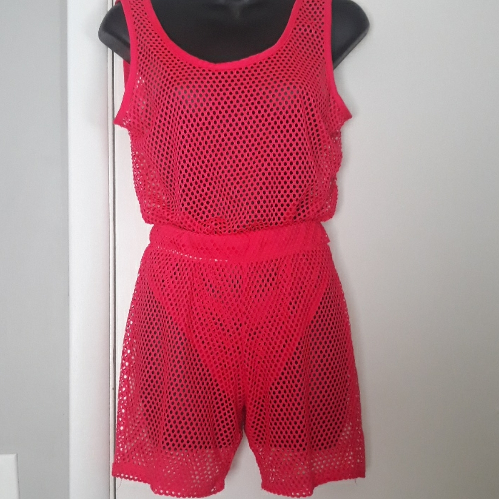 HOTT PINK 🥰Mesh set